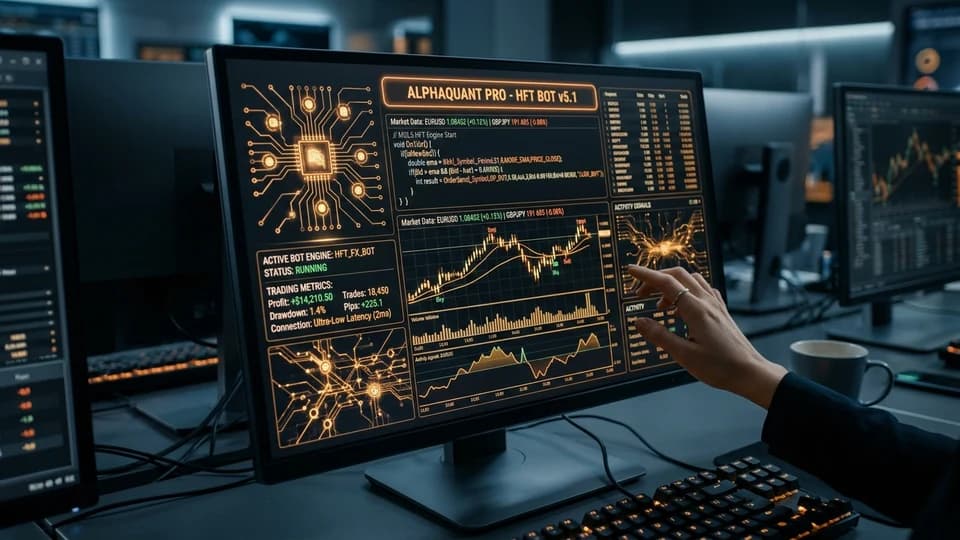 برمجة وبناء بوتات وإكسبيرتات التداول (MQL5 EA)
